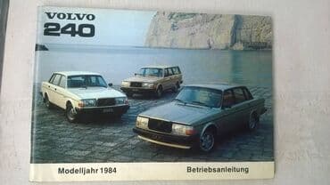 test iz engleskog za 3 razred: Tehnicko uputstvo za koriscenje Volvo 240, A 5,nemacki,110 str — 1