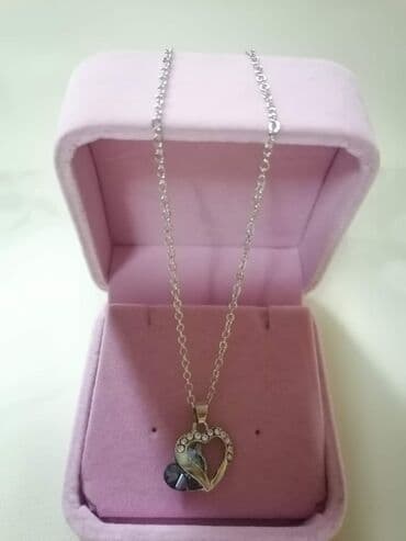 srebrna ogrlica sa krsticem: 800 — 3