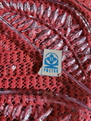 swarovski kristal cena: Bombonijera nova kristalna,rucni rad,Poltar Cehoslivacka iz 70ih — 9