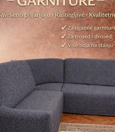 stalak za zacine: Prekrivači Za Ugaonu Garnituru Bez karnera Cena Kompleta -5500 Dinara — 3