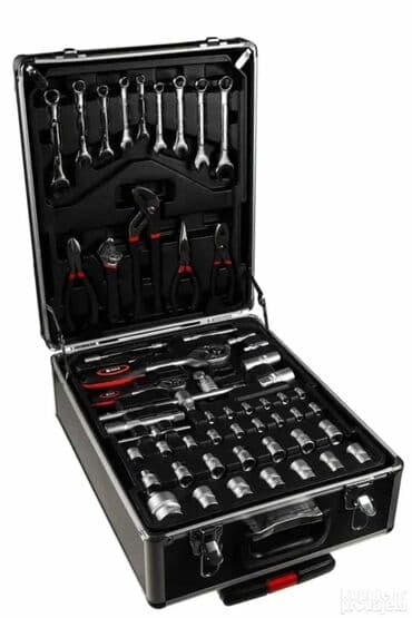 kljuc za bojler: Set Alata u koferu BLACK 419 Model 18600   Aluminijski kofer — 2