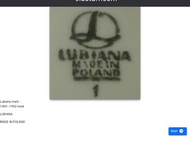 jelen pivo krigla: Krigla nova 1969-1992 god. Lubiana Poljska. Krigla pun porcelan — 9
