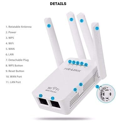 rikverc kamera cena: Cena 2299 din WIFI Repeater WiFi Router WiFi pojacivac signala — 2