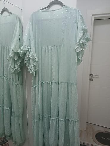 Prelepa mint maksi haljina viskoza lan leprsava lagana ima i svoju — 2