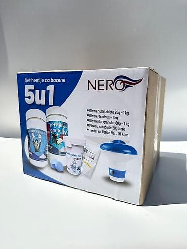 Mašine za čišćenje i održavanje: Startni set 5 u 1 Diasa Ovaj set za bazen uključuje Multi tablete 20g — 1