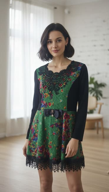 Bоја - Maslinasto zelena, Dugih rukava