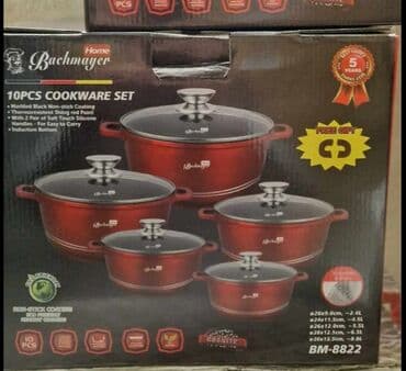 šerpe cena: Bachajmer set šerpi 10 pcs Dimenzije 20x9cm - 2.4l 24x11.5cm - 4.5l — 1