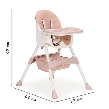 decije stolice plasticne: STOLICA ZA HRANJENJE 2U1 ECOTOYS PINK/WHITE – HC-823 PINK-250 Opis: - — 4