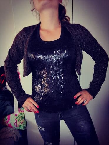 dzemper haljina: S (EU 36), M, L, Pamuk, Kratki, Jednobojni — 1