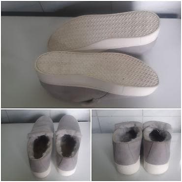 goran patike batajnica: H&M toplo postavljene slip-on patike - Boja: siva - Model — 3
