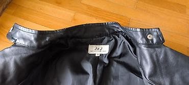 tn crne cena: Ženska moto/rock kožna jakna J&J, veličina M - Materijal: crna — 4