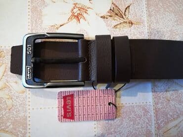 muski set novcanik i kais: Muški, LeviS, Materijal: Koža — 4
