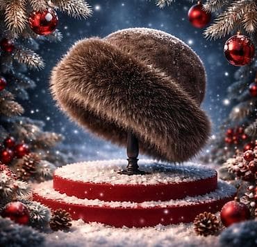 odelo vilenjaka: Ženska kapa-šubara u stilu mongolske kape od veštačkog krzna — 3