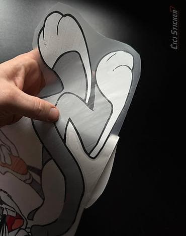 auto stakla: Dusko dugousko Nalepnica - Zec dusko dugosuko -2758 Dekorativna — 2