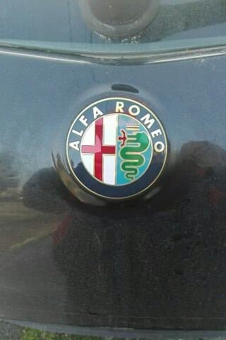 Tuning oprema: Alfa Romeo - samolepljivi metalni (aluminijumski) logo-amblem — 9