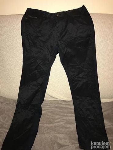 crne zvonaste pantalone: Original RICHMOND pantalone 34 NOVE 100% cotton Crna boja Polustruk — 2