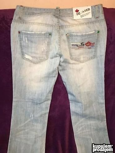 bez odelo: Original DSQUARED2 farmerice 33 100% cotton Polustruk 45cm duzina — 3