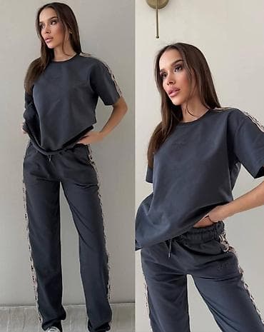 unit sport trenerke cena: Komplet siroka majica kratkih rukava i donji deo trenerke ravne — 5