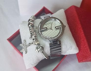 bianca farmasi set: Damski set – ručni sat Gucci i narukvica - Sat sa okruglim kućištem u — 1