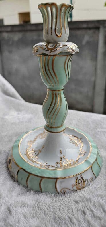 srafcigeri set: Set of candlesticks, color - White — 2