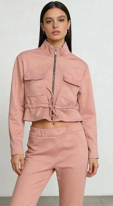 pantalone bele: Ženski komplet trenerke – jakna i pantalone - Model: dvoslojni — 2