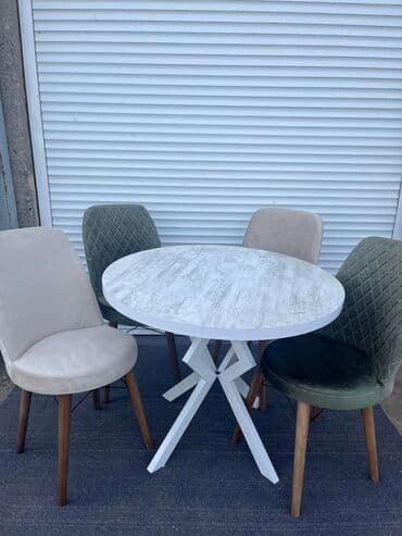 Sets of table and chairs: 🌟🌟akcijska cena 🌟🌟 cena okruglog seta 270€ u set spadaju 4 stolice i — 2