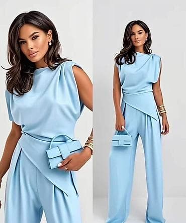 mona ranac zenski: 🔥Elegantni ženski komplet – top bez rukava i široke pantalone ✅2999 — 1