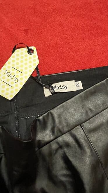 pantalone sa grejacima: M (EU 38), Mini, bоја - Crna — 10