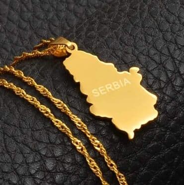srebrni lancic sa krsticem: Ogrlica sa priveskom — 1