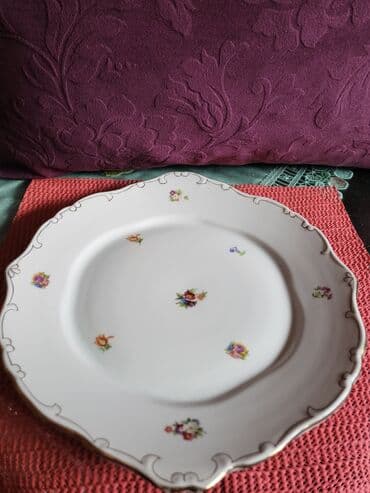 swarovski kristali cena: Tanjir Hollohaza iz 1949 do 1970.godine. madjarski porcelan za — 3