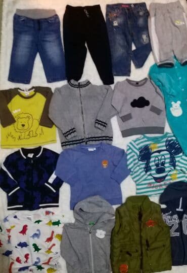 elegantni kompleti: Veliki kvalitetni paket za decaka 80(9-12meseci) Odlican paket za — 7