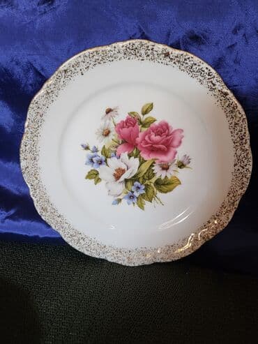 solje za caj: Set 1950g+ Mitterteich porcelan Bavaria. Trodelni set,sve na njemu — 10