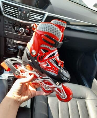 hy skate roleri cena: Roleri crveni mali
Od broja 27 do 33
Cena 3399 din — 3