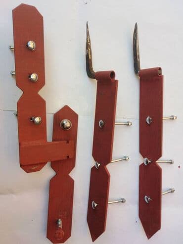 srafovi i matice: Okovi-metalni za kapije i razna vrata sa slike,šarke debljine 4 mm — 1