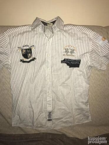 topli duksevi: Original La Martina kosulja L 100% cotton Ramena 48cm, duzina 77cm — 5