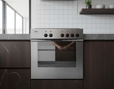 mini šporet sa rernom: Ugradna rerna i ploča za kuvanje BOSCH + aspirator (inox) - — 1