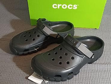 opposite kucne papuce: Crocs All-Terrain klompe -sandale – crne,nove, original broj45/46-M11 — 4