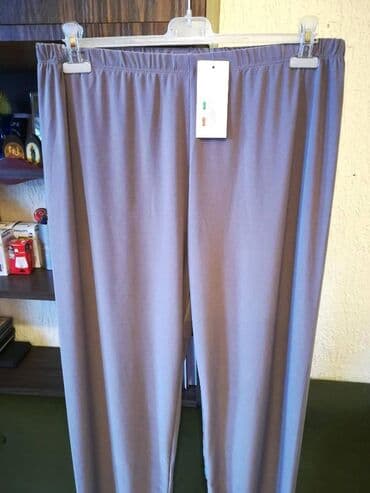 ženske pantalone za punije: 2XL, Normalan struk, Ravne nogavice — 2