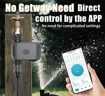 poklon za lovca: Pametni WiFi Tajmer za Zalivanje 3/4" APP Kontrola IPX5 Novo — 1