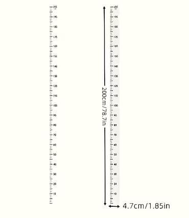 argus kontejneri cene: Samolepljiva zidna mera visine (0–200 cm) - Mera visine u — 5