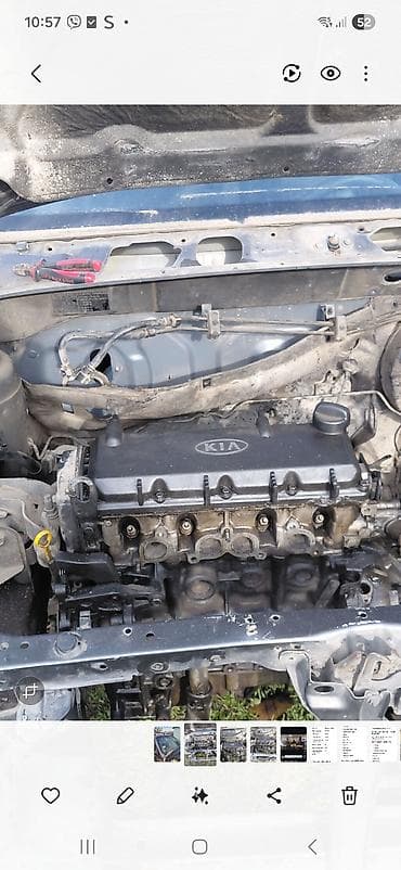 bmw 3 2005: Motor kompletan sa glavom za Kia Rio 1,3 benzin (2000–2005) Motor — 1