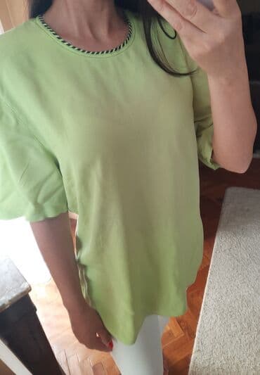 haljine sečene ispod grudi: 9Fashion Woman, L (EU 40), Flax, color - Green — 4
