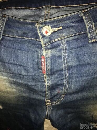 Duksevi: Original DSQUARED2 farmerice 36 100% cotton Made in Italy Polustruk — 4