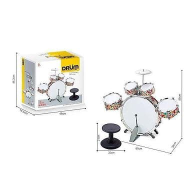 BUBANJ 580064 – šarena dečija baterija sa stolicom Opis: - Muzički