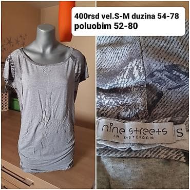 pull and bear dostava: Nine Streets Amsterdam ženska majica sa kratkim rukavima. - Boja — 1