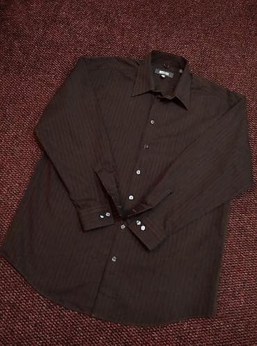 prsluk sa dva lica: Muška pamučna košulja Kenneth Cole vel. L Vrhunska elegentna — 3