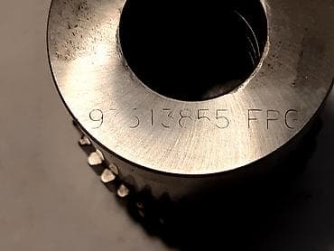 griper za šaku: Zupcanik Fi56mm, 35 zuba, za osovinu 24mm Zupcanik sa prednje strane — 6