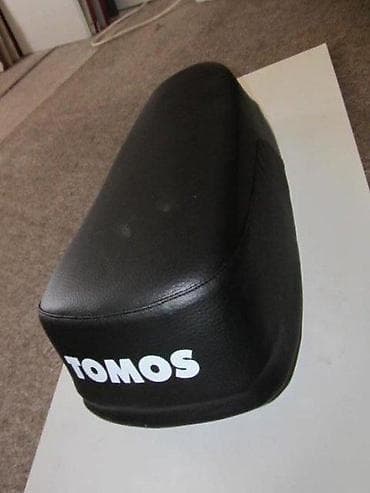 8j sirina gume: TOMOS sedište za moped - Model: duže, “dupla” klupa sa belim TOMOS — 2