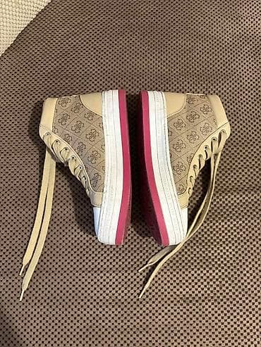 prljave patike: GUESS ženske patike – visoki model - Model: visoke patike sa — 3