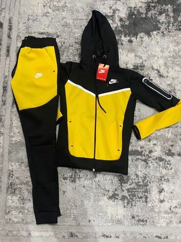 sivi tech fleece zenski: Komplet, XL (EU 54), Nike, bоја - Braon, Pamuk — 1